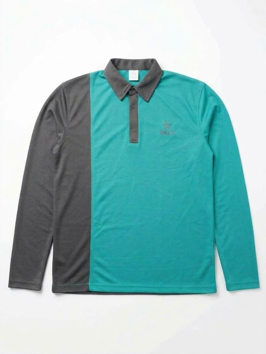 T Shirt Full Sleeve Aqua Green